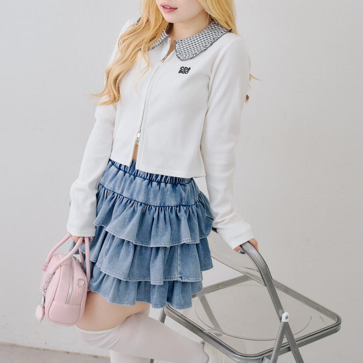 フリル衿ドッキングダブルジップトップス | RMAF　NICE CLAUP / OLIVE des OLIVE | 詳細画像44 