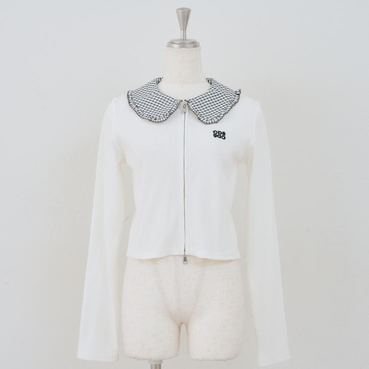 フリル衿ドッキングダブルジップトップス | RMAF　NICE CLAUP / OLIVE des OLIVE | 詳細画像50 