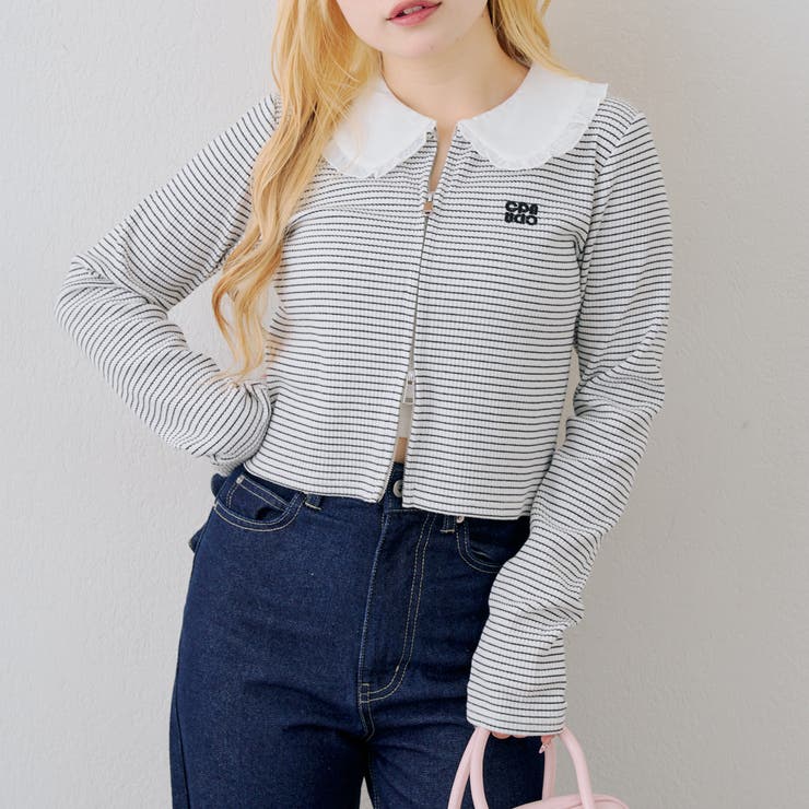 フリル衿ドッキングダブルジップトップス | RMAF　NICE CLAUP / OLIVE des OLIVE | 詳細画像51 