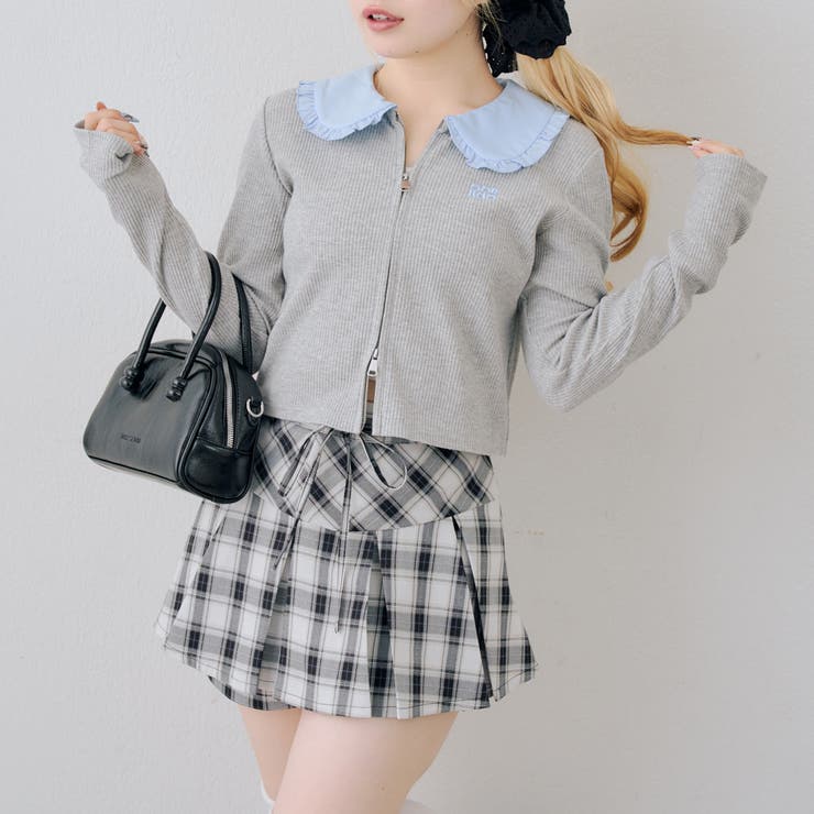 フリル衿ドッキングダブルジップトップス | RMAF　NICE CLAUP / OLIVE des OLIVE | 詳細画像58 