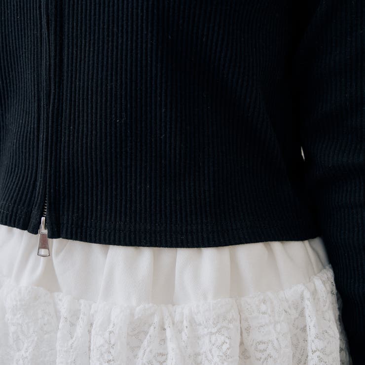 フリル衿ドッキングダブルジップトップス | RMAF　NICE CLAUP / OLIVE des OLIVE | 詳細画像75 