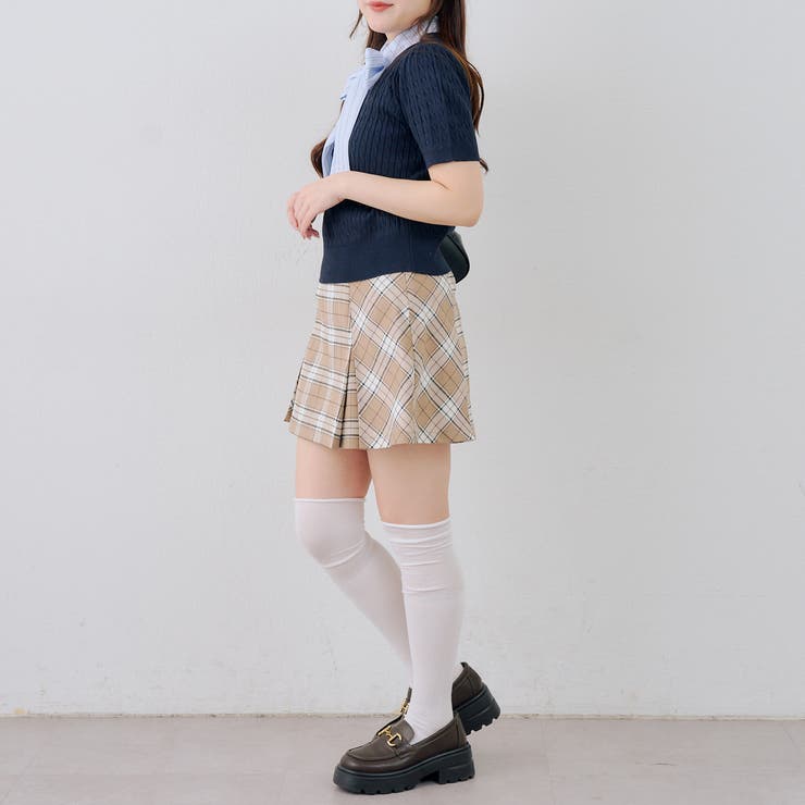 リボンタイケーブル半袖ニット | RMAF　NICE CLAUP / OLIVE des OLIVE | 詳細画像9 