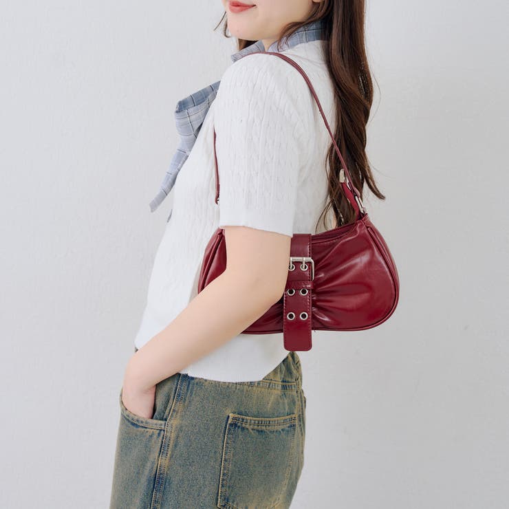 リボンタイケーブル半袖ニット | RMAF　NICE CLAUP / OLIVE des OLIVE | 詳細画像14 