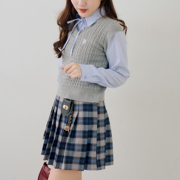 シャツ+ニットベストドッキングプルオーバー | RMAF　NICE CLAUP / OLIVE des OLIVE | 詳細画像39 