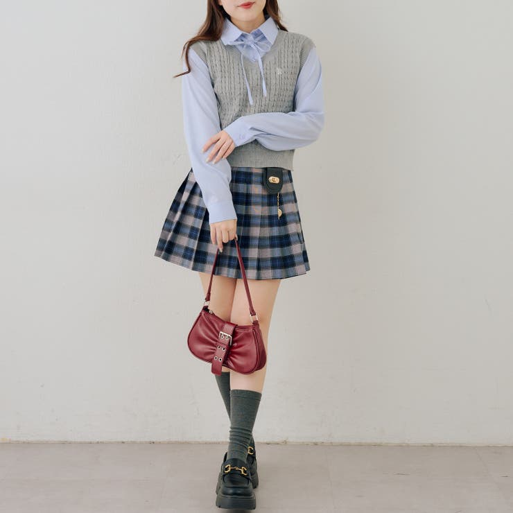 シャツ+ニットベストドッキングプルオーバー | RMAF　NICE CLAUP / OLIVE des OLIVE | 詳細画像42 