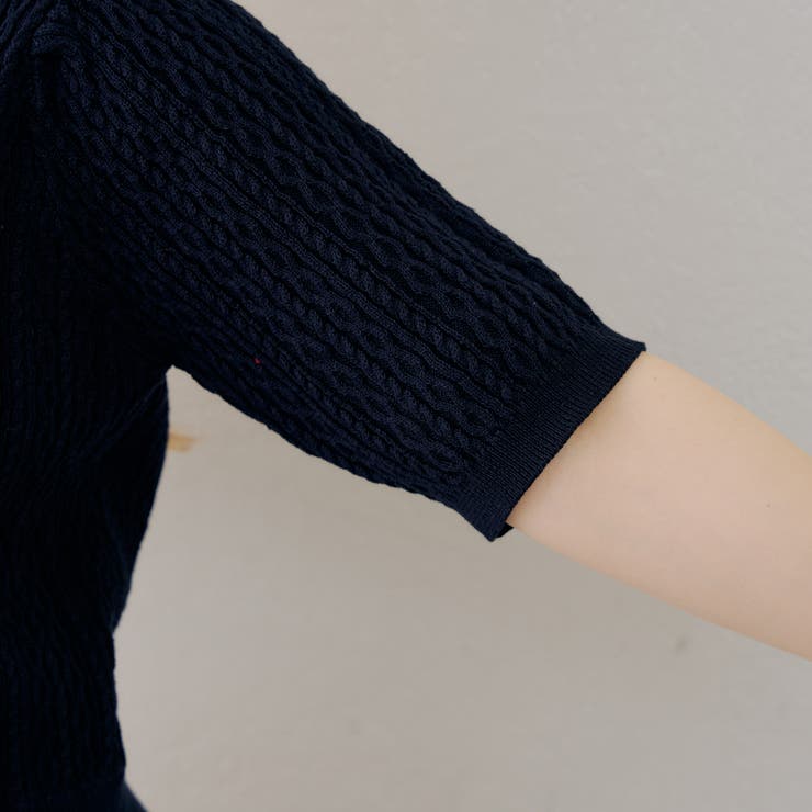 裾レースベビーケーブル半袖ニット | RMAF　NICE CLAUP / OLIVE des OLIVE | 詳細画像43 