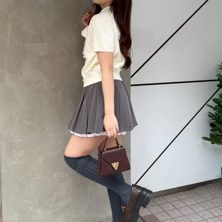 レースボウタイ半袖ニット | RMAF　NICE CLAUP / OLIVE des OLIVE | 詳細画像29 