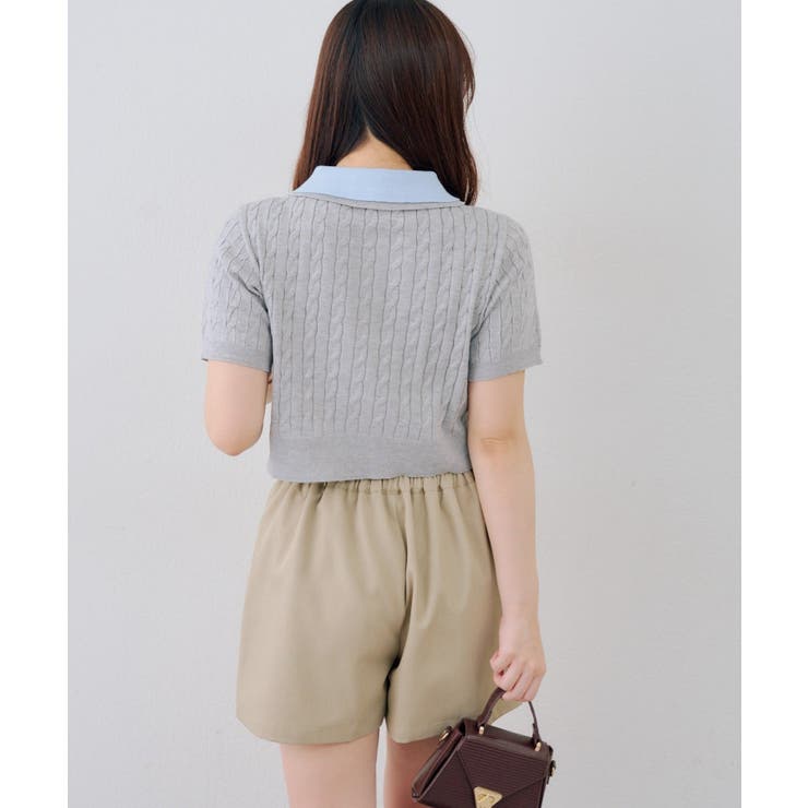 2枚衿ダブルジップカーディガン | RMAF　NICE CLAUP / OLIVE des OLIVE | 詳細画像21 