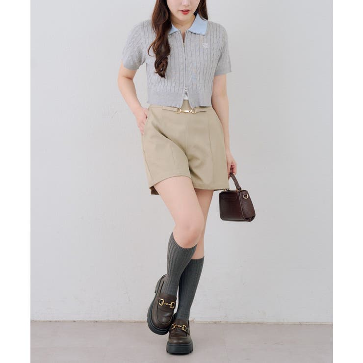 2枚衿ダブルジップカーディガン | RMAF　NICE CLAUP / OLIVE des OLIVE | 詳細画像22 