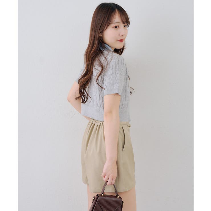 2枚衿ダブルジップカーディガン | RMAF　NICE CLAUP / OLIVE des OLIVE | 詳細画像24 