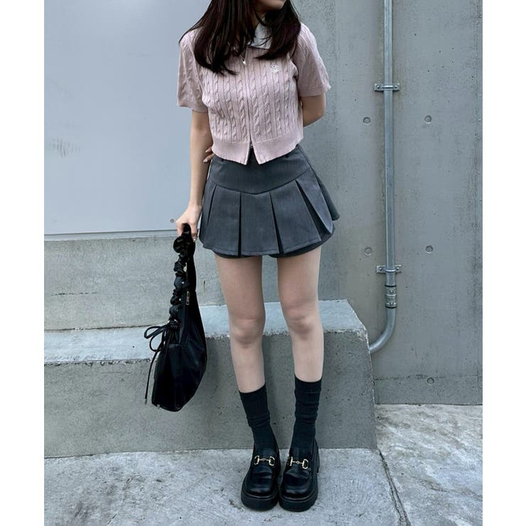 2枚衿ダブルジップカーディガン | RMAF　NICE CLAUP / OLIVE des OLIVE | 詳細画像26 