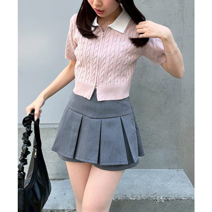 2枚衿ダブルジップカーディガン | RMAF　NICE CLAUP / OLIVE des OLIVE | 詳細画像27 