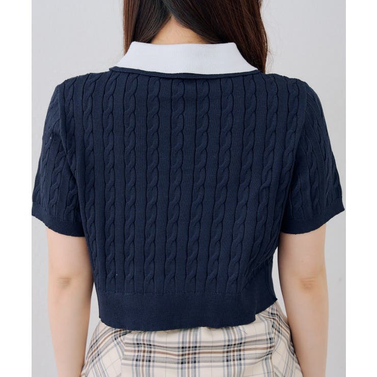 2枚衿ダブルジップカーディガン | RMAF　NICE CLAUP / OLIVE des OLIVE | 詳細画像33 