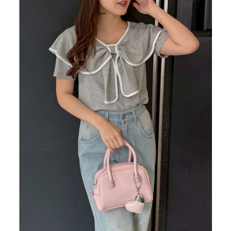 半袖リボントップス | RMAF　NICE CLAUP / OLIVE des OLIVE | 詳細画像9 