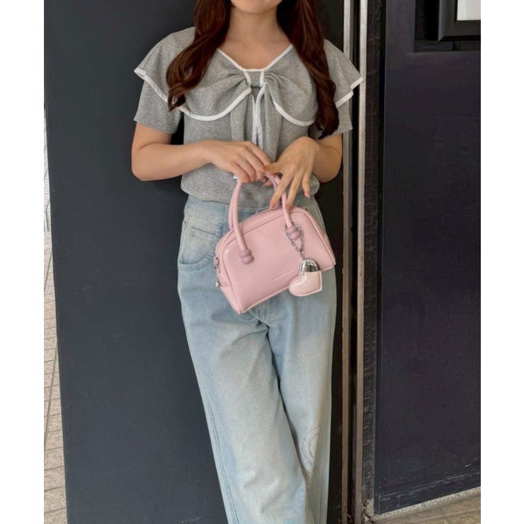 半袖リボントップス | RMAF　NICE CLAUP / OLIVE des OLIVE | 詳細画像10 