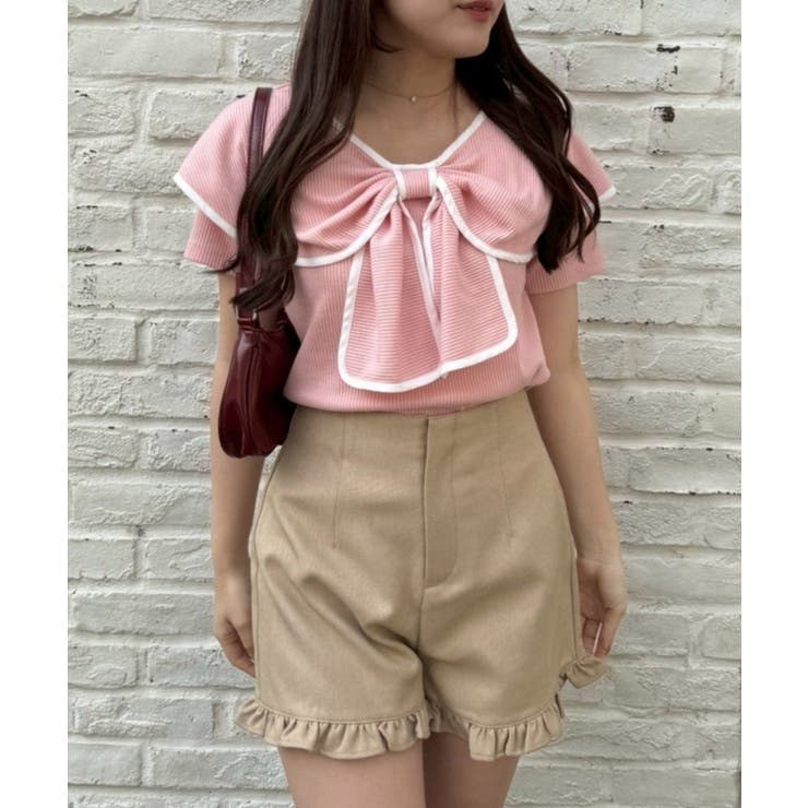 半袖リボントップス | RMAF　NICE CLAUP / OLIVE des OLIVE | 詳細画像18 