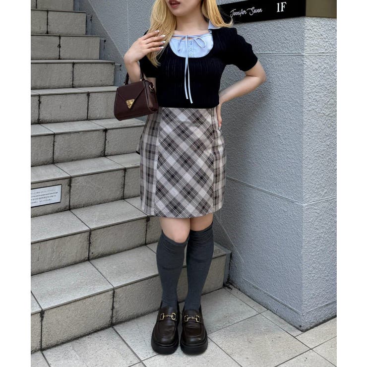 ケーブルドッキング半袖ニット | RMAF　NICE CLAUP / OLIVE des OLIVE | 詳細画像3 