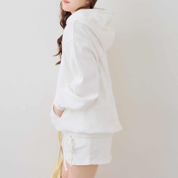 スパンコールロゴ裏起毛パーカー | RMAF　NICE CLAUP / OLIVE des OLIVE | 詳細画像9 