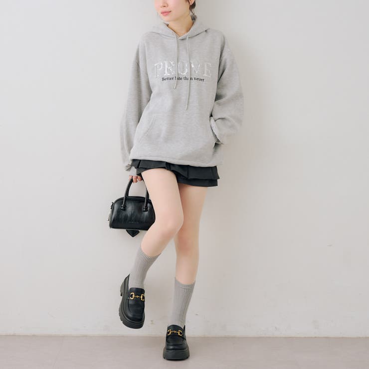 スパンコールロゴ裏起毛パーカー | RMAF　NICE CLAUP / OLIVE des OLIVE | 詳細画像19 