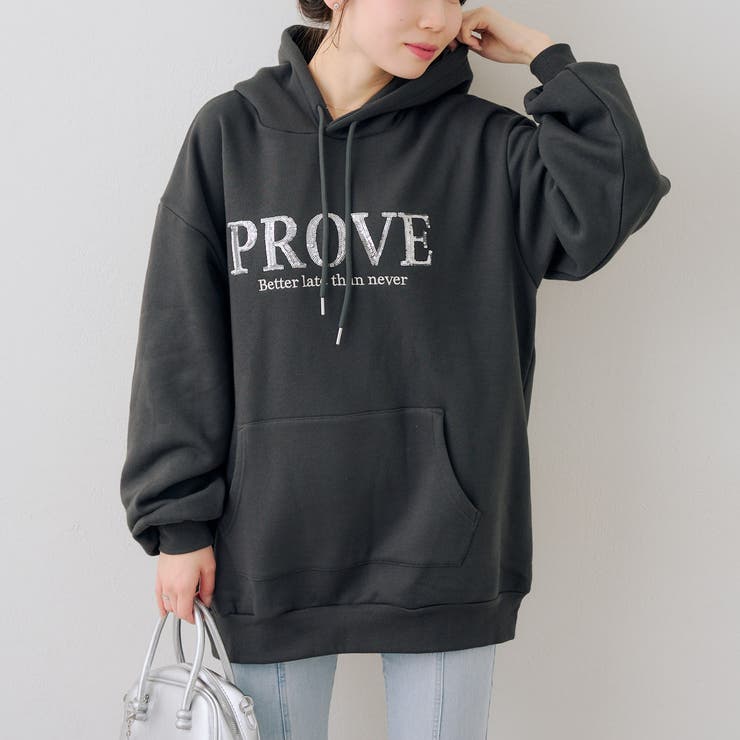 スパンコールロゴ裏起毛パーカー | RMAF　NICE CLAUP / OLIVE des OLIVE | 詳細画像23 