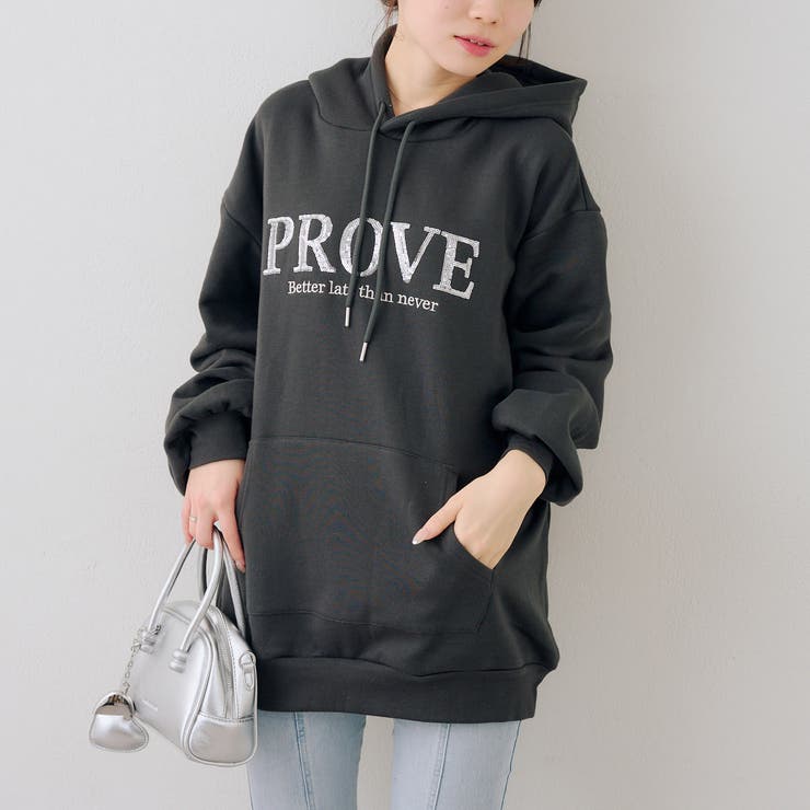 スパンコールロゴ裏起毛パーカー | RMAF　NICE CLAUP / OLIVE des OLIVE | 詳細画像24 