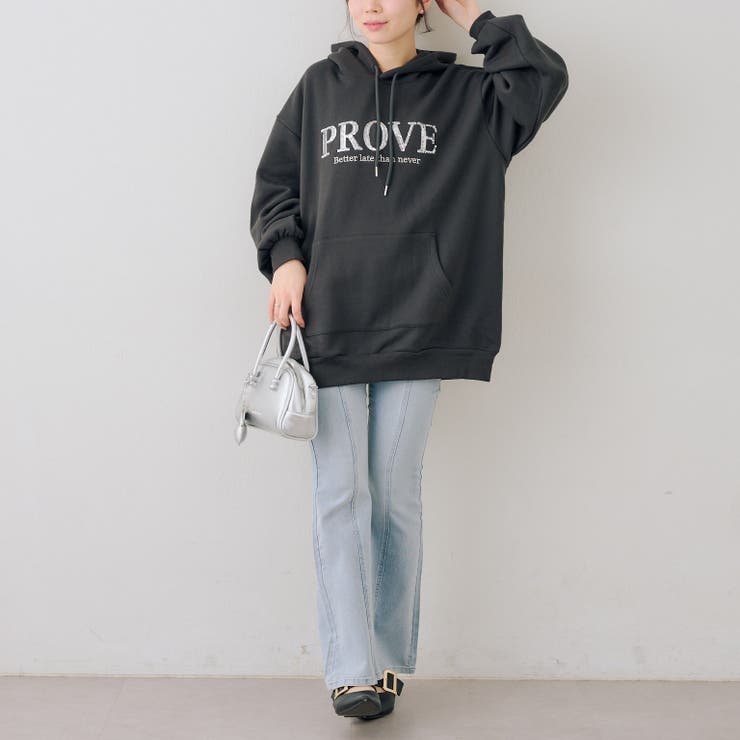 スパンコールロゴ裏起毛パーカー | RMAF　NICE CLAUP / OLIVE des OLIVE | 詳細画像28 