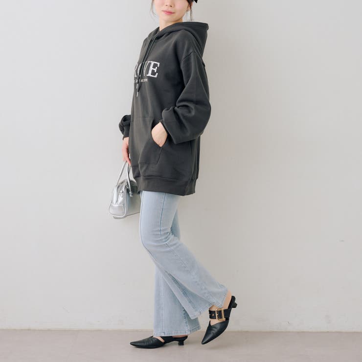 スパンコールロゴ裏起毛パーカー | RMAF　NICE CLAUP / OLIVE des OLIVE | 詳細画像30 