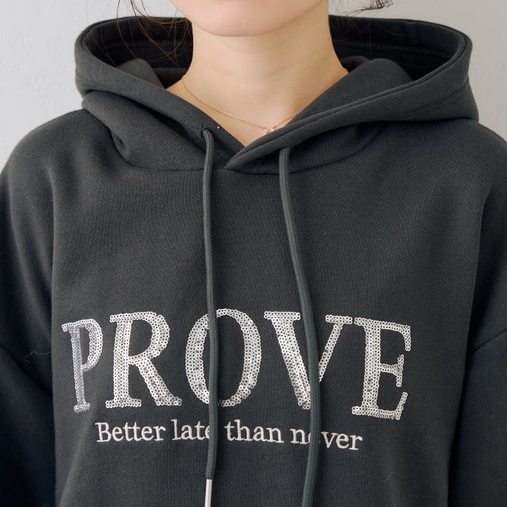 スパンコールロゴ裏起毛パーカー | RMAF　NICE CLAUP / OLIVE des OLIVE | 詳細画像36 