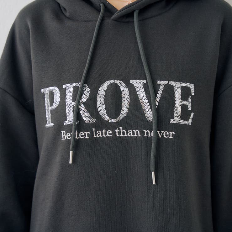 スパンコールロゴ裏起毛パーカー | RMAF　NICE CLAUP / OLIVE des OLIVE | 詳細画像37 