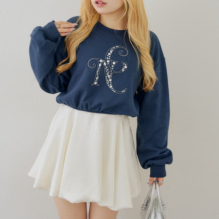 キラキラ図案のアソートプルオーバー | NICE CLAUP / OLIVE des OLIVE　OUTLET | 詳細画像3 