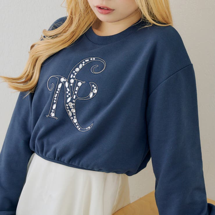 キラキラ図案のアソートプルオーバー | NICE CLAUP / OLIVE des OLIVE　OUTLET | 詳細画像8 