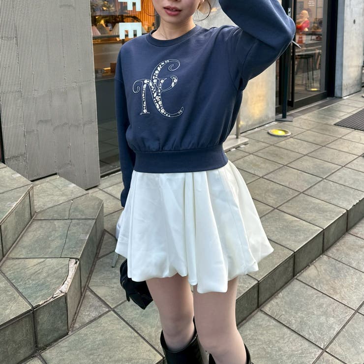 柄6 | キラキラ図案のアソートプルオーバー | NICE CLAUP / OLIVE des OLIVE　OUTLET