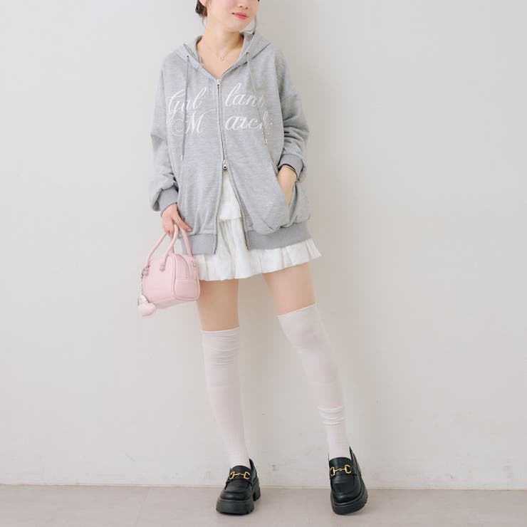 ロゴキラリラメ裏毛パーカー | RMAF　NICE CLAUP / OLIVE des OLIVE | 詳細画像8 