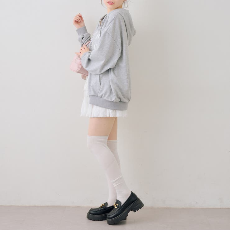 ロゴキラリラメ裏毛パーカー | RMAF　NICE CLAUP / OLIVE des OLIVE | 詳細画像9 