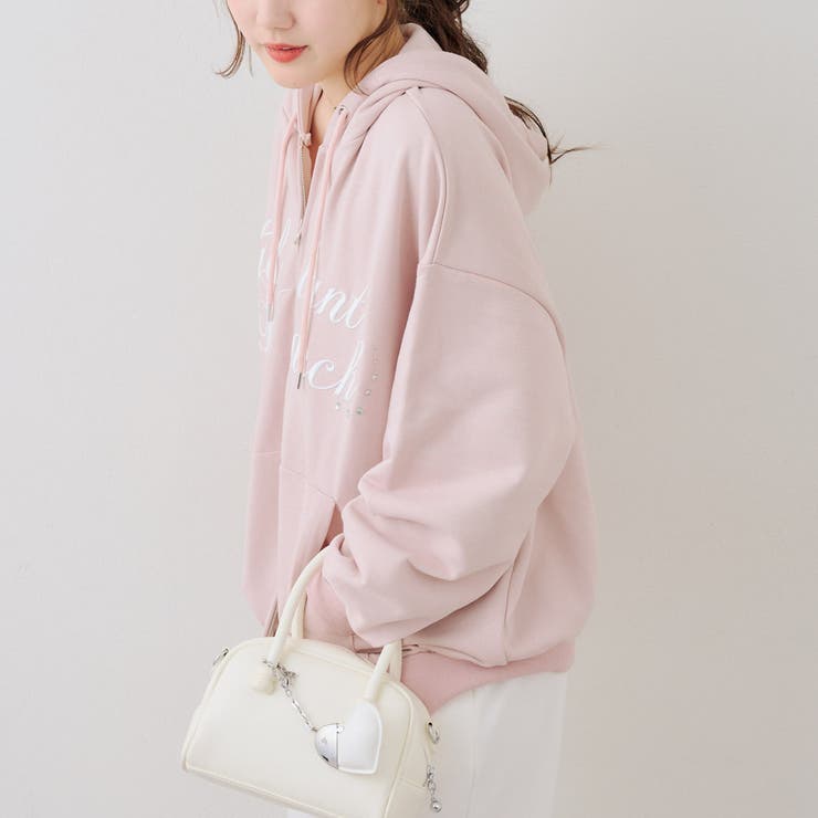 ロゴキラリラメ裏毛パーカー | RMAF　NICE CLAUP / OLIVE des OLIVE | 詳細画像12 