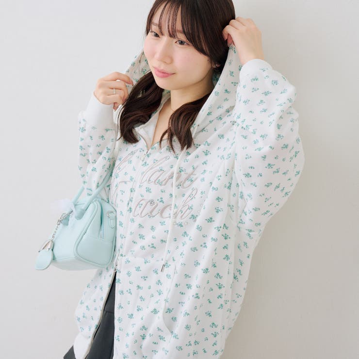 ロゴキラリラメ裏毛パーカー | RMAF　NICE CLAUP / OLIVE des OLIVE | 詳細画像18 