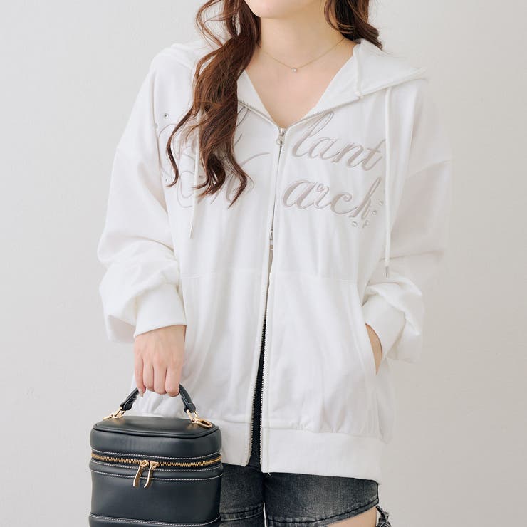 ロゴキラリラメ裏毛パーカー | RMAF　NICE CLAUP / OLIVE des OLIVE | 詳細画像27 