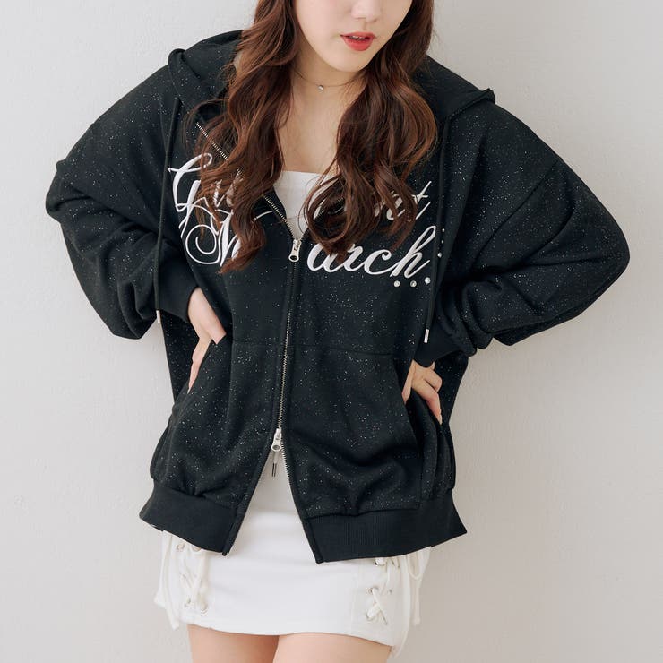 ロゴキラリラメ裏毛パーカー | RMAF　NICE CLAUP / OLIVE des OLIVE | 詳細画像36 