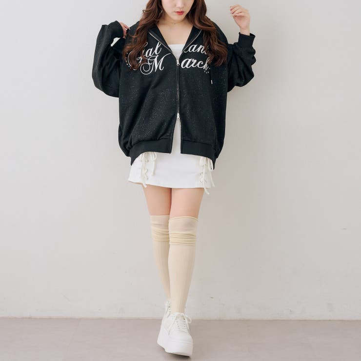 ロゴキラリラメ裏毛パーカー | RMAF　NICE CLAUP / OLIVE des OLIVE | 詳細画像39 