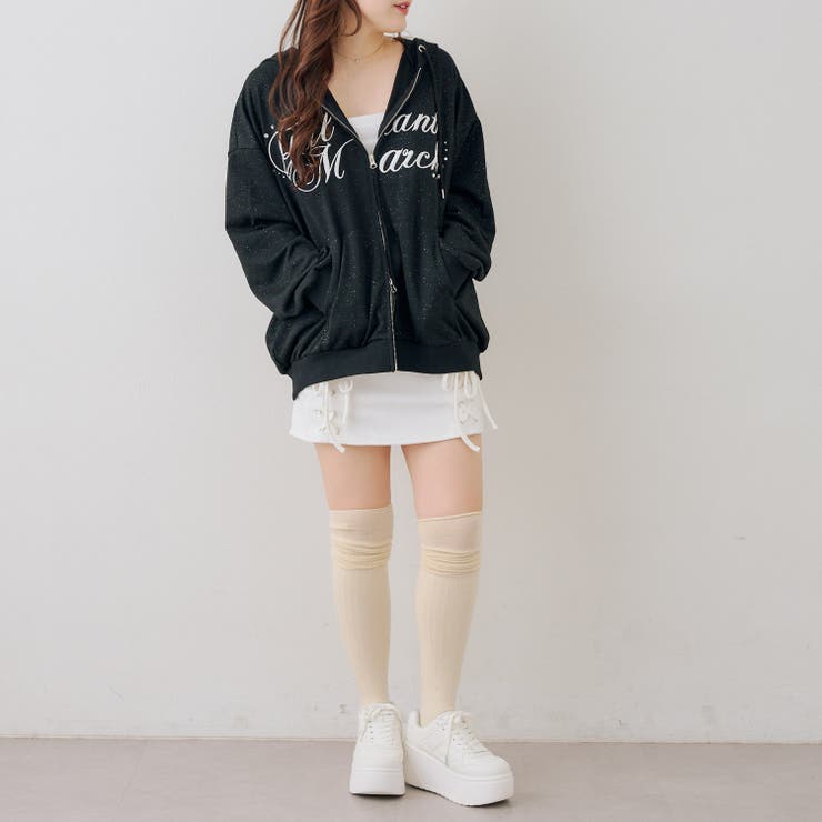 ロゴキラリラメ裏毛パーカー | RMAF　NICE CLAUP / OLIVE des OLIVE | 詳細画像40 