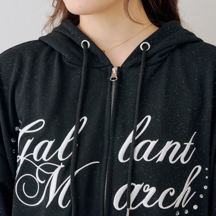 ロゴキラリラメ裏毛パーカー | RMAF　NICE CLAUP / OLIVE des OLIVE | 詳細画像47 