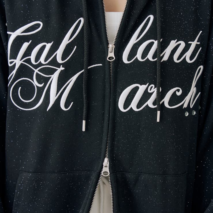 ロゴキラリラメ裏毛パーカー | RMAF　NICE CLAUP / OLIVE des OLIVE | 詳細画像51 