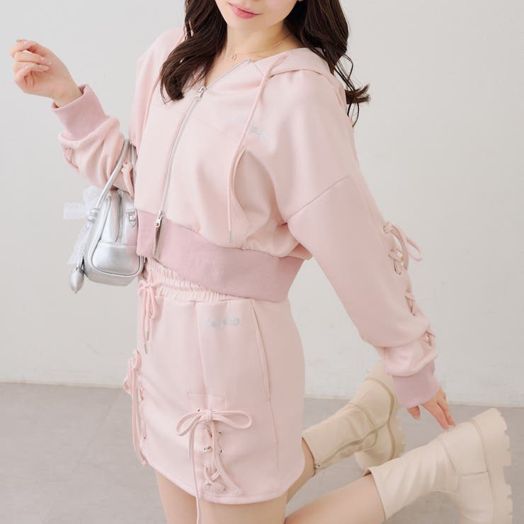 【セットアップ対応】ダンボールレースアップパーカー | RMAF　NICE CLAUP / OLIVE des OLIVE | 詳細画像20 