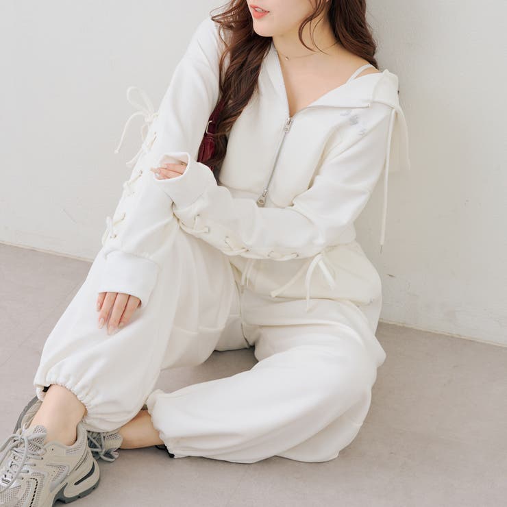 【セットアップ対応】ダンボールレースアップパーカー | RMAF　NICE CLAUP / OLIVE des OLIVE | 詳細画像32 