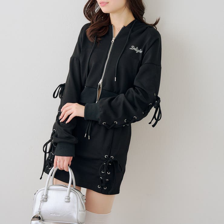 【セットアップ対応】ダンボールレースアップパーカー | RMAF　NICE CLAUP / OLIVE des OLIVE | 詳細画像49 