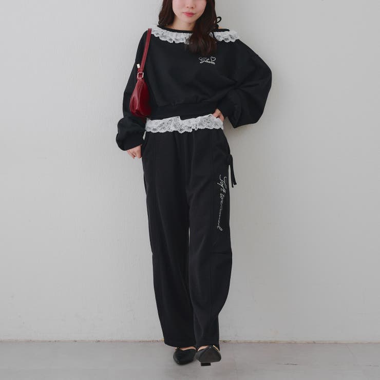 【丈の長さを選べる】ラメ裏毛ワンショルプルオーバー | RMAF　NICE CLAUP / OLIVE des OLIVE | 詳細画像51 