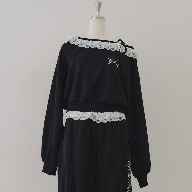 【丈の長さを選べる】ラメ裏毛ワンショルプルオーバー | RMAF　NICE CLAUP / OLIVE des OLIVE | 詳細画像62 