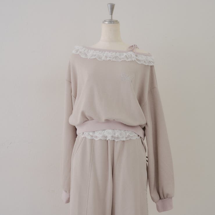 【丈の長さを選べる】ラメ裏毛ワンショルプルオーバー | RMAF　NICE CLAUP / OLIVE des OLIVE | 詳細画像66 