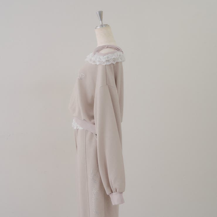 【丈の長さを選べる】ラメ裏毛ワンショルプルオーバー | RMAF　NICE CLAUP / OLIVE des OLIVE | 詳細画像71 