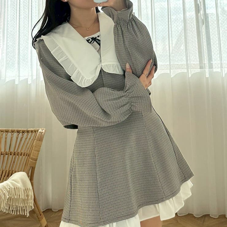 衿レースリボンテレコトップス | RMAF　NICE CLAUP / OLIVE des OLIVE | 詳細画像14 